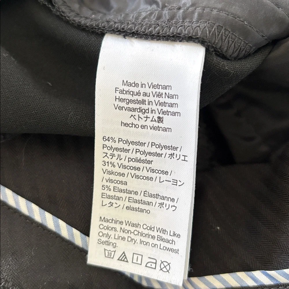 Lot (2) J. Crew Women’s Black Career Wear Work Wear Business‎ Pants Size 10
